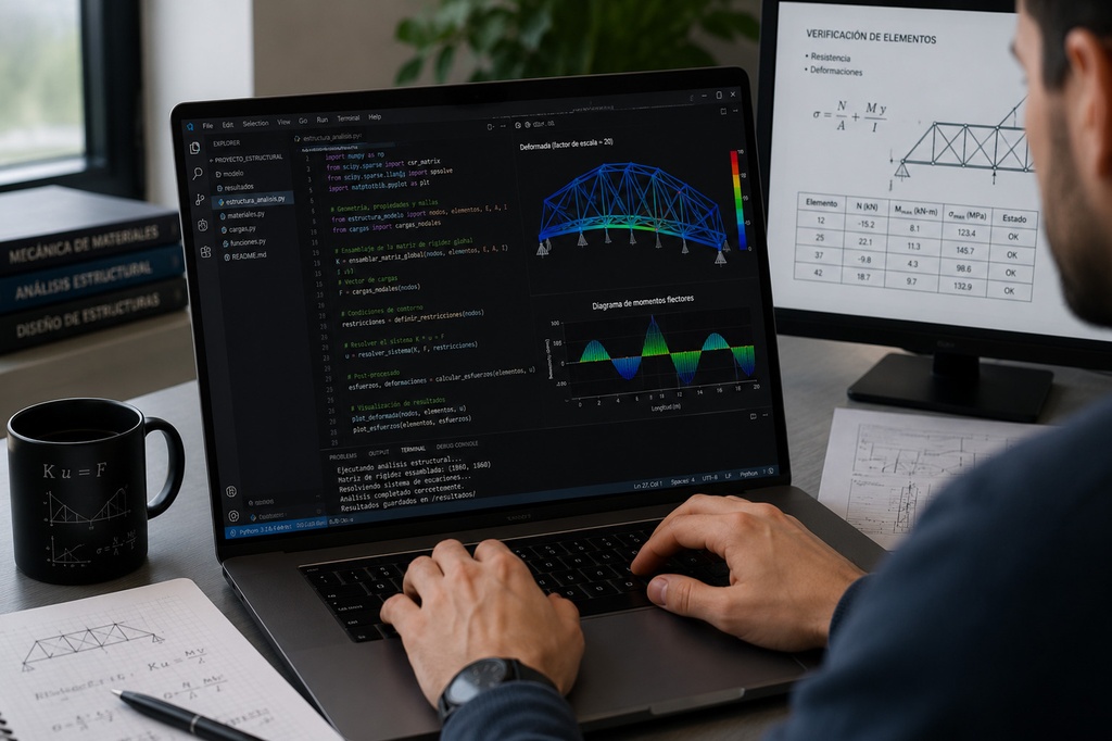 Python aplicado a Cálculo Estructural